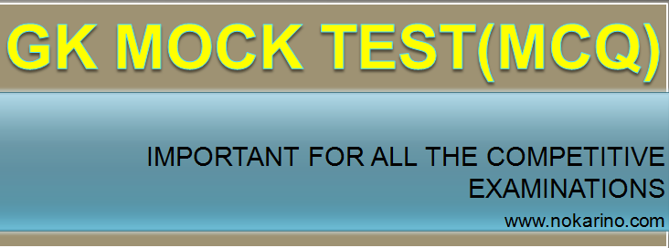 GK MOCK TEST (MCQ)