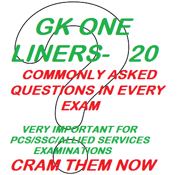 GK ONE LINERS